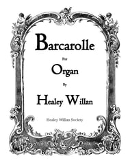 Barcarolle for Organ Organ sheet music cover Thumbnail